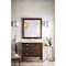 James Martin Vanities Addison 36in Single Vanity, Mid-Century Acacia w/ 3 CM Eternal Jasmine Pearl Quartz Top E444-V36-MCA-3EJP - alternate 5